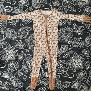 Little Sleepies Rust Rainbows Bamboo Viscose Zippy